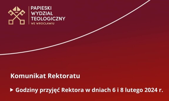 Godziny przyjęć Rektora