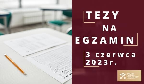 Traktat o Eucharystii - tezy na egzamin UTW