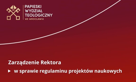 Zarządzenie w sprawie regulaminu projektów naukowych