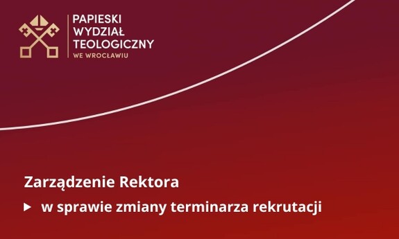 Zarządzenie w sprawie zmiany terminarza rekrutacji