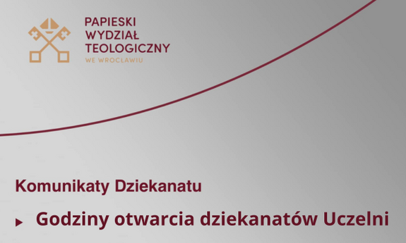 Godziny otwarcia biur dziekanatów w dniu 21 czerwca (środa)