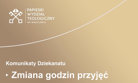 Czwartek - Zmiana godzin pracy dziekanatu