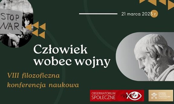 Człowiek wobec wojny - zaproszenie na konferencję naukową